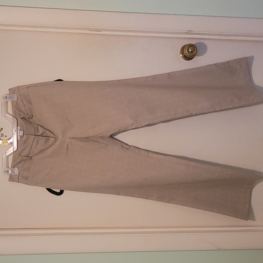 New York and Company Size 8 petite Plaid Boot Cut Dress Pants